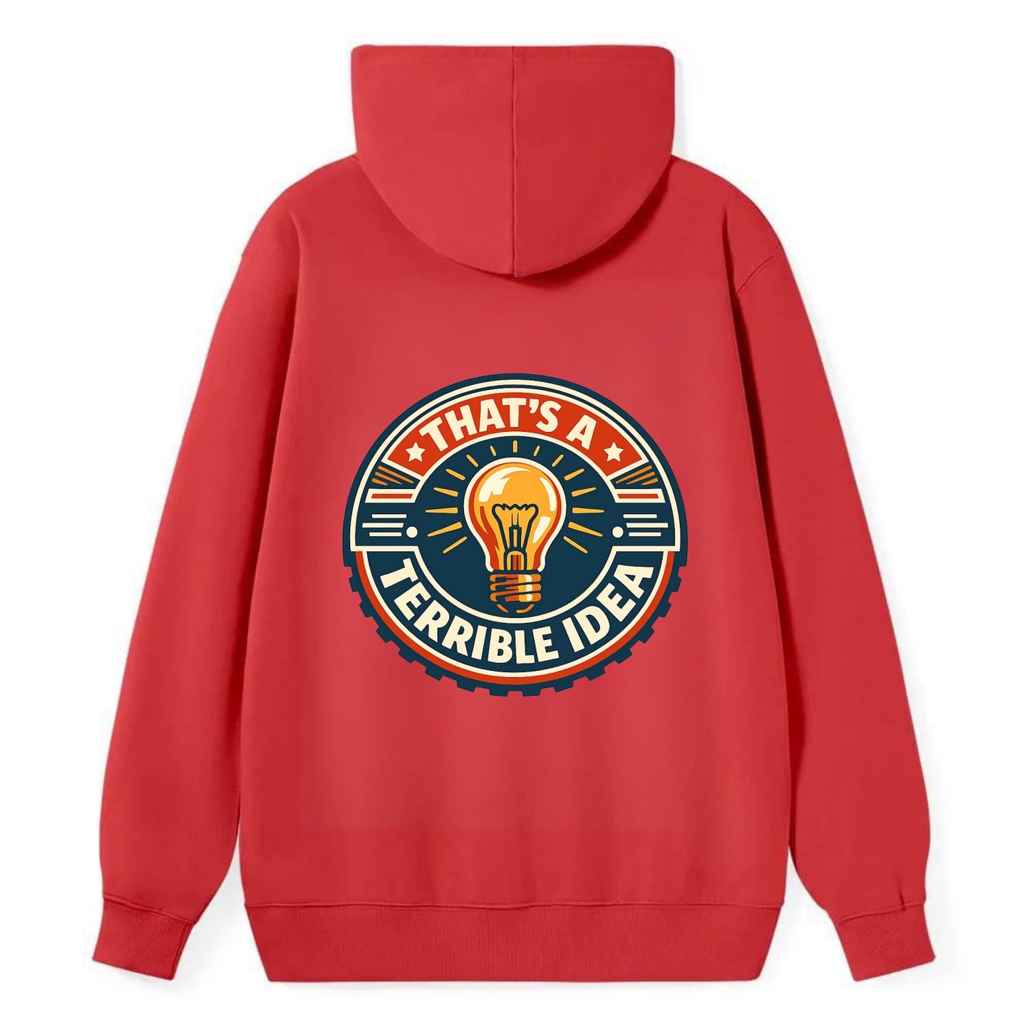 Bold Idea Rebellion - Classic Pullover Hoodie - Red