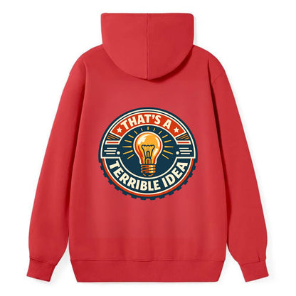 Bold Idea Rebellion - Classic Pullover Hoodie - Red