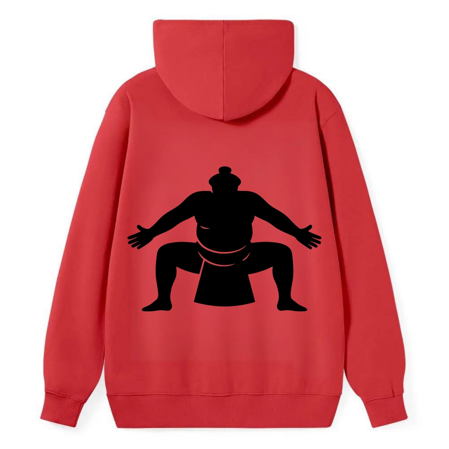 Japanese sumo wrestler ceremonial stance - Classic Pullover Hoodie - Red