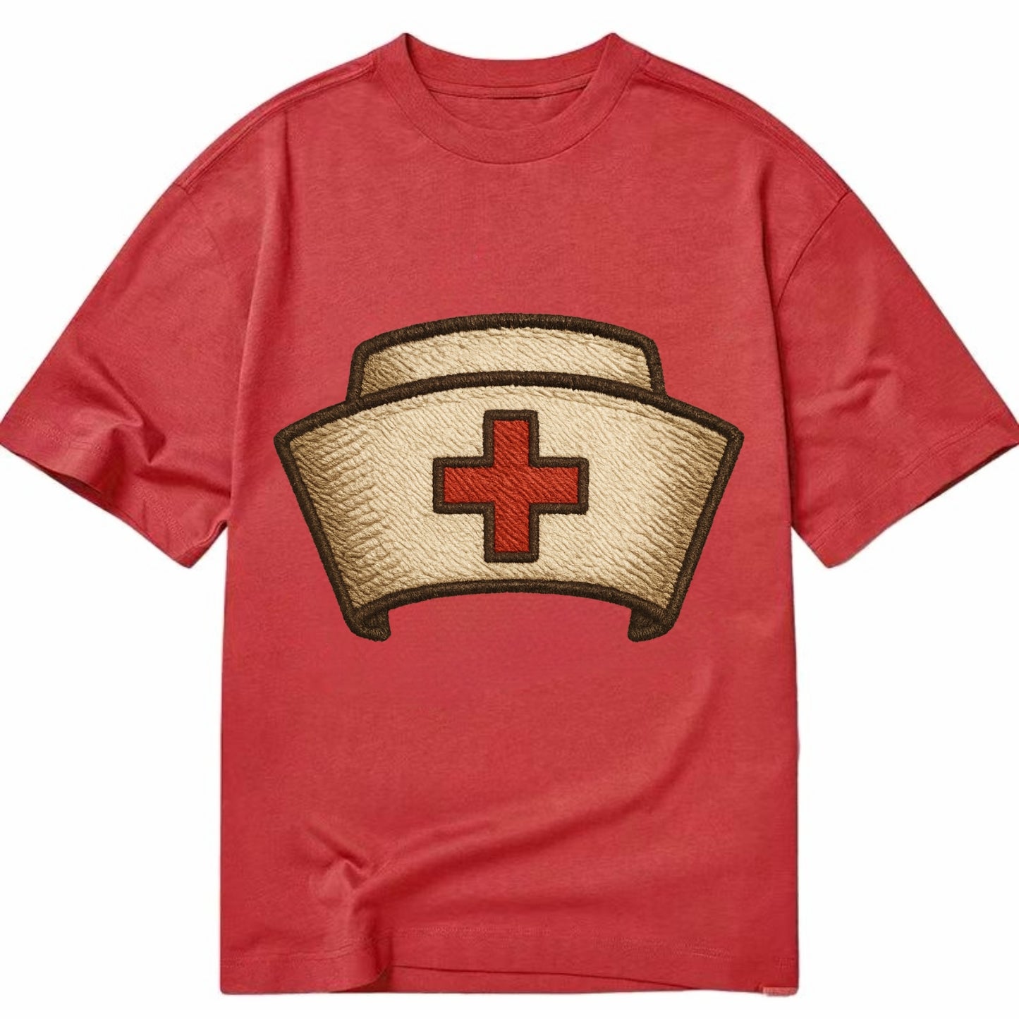 Nurse Cap  - Classic T-shirt - Red