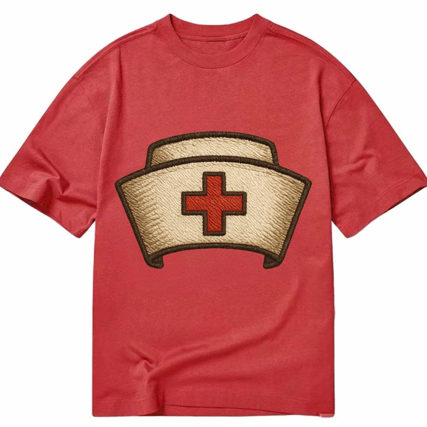 Nurse Cap  - Classic T-shirt - Red