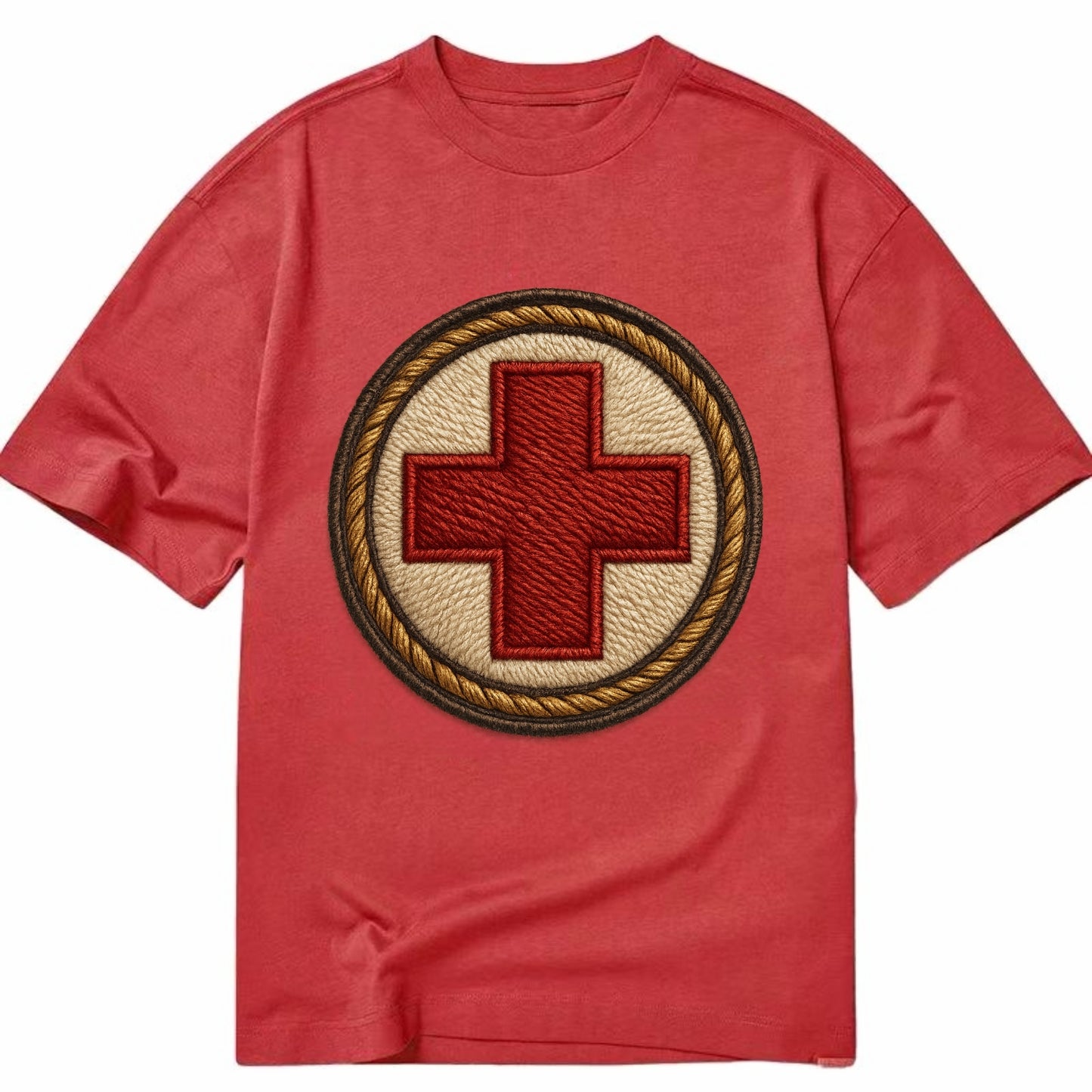Medical Cross  - Classic T-shirt - Red
