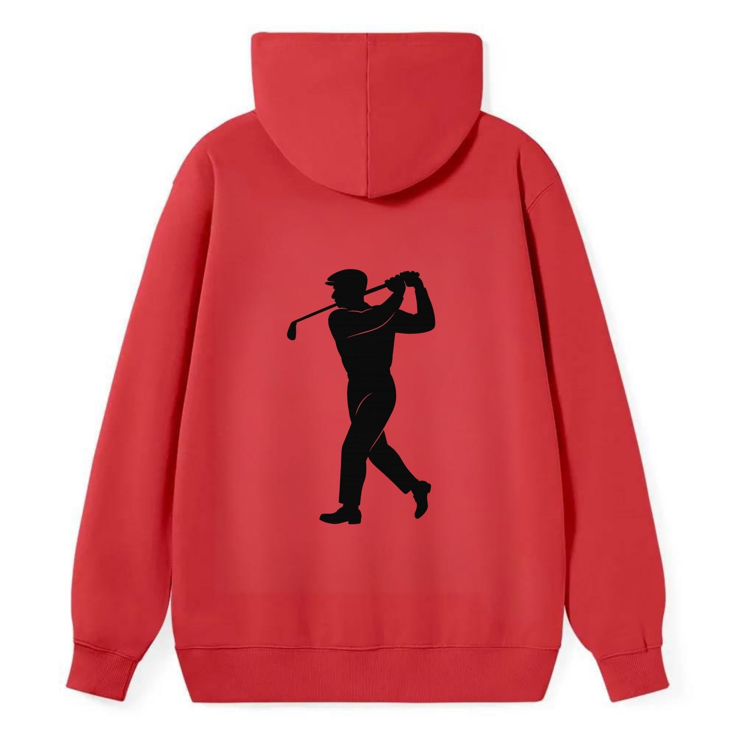 Golfer perfect swing follow-through - Classic Pullover Hoodie - Red