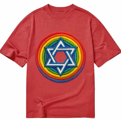 Star of David  - Classic T-shirt - Red