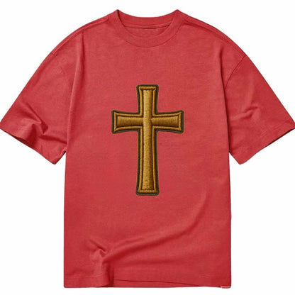 Latin Cross - Classic T-shirt - Red