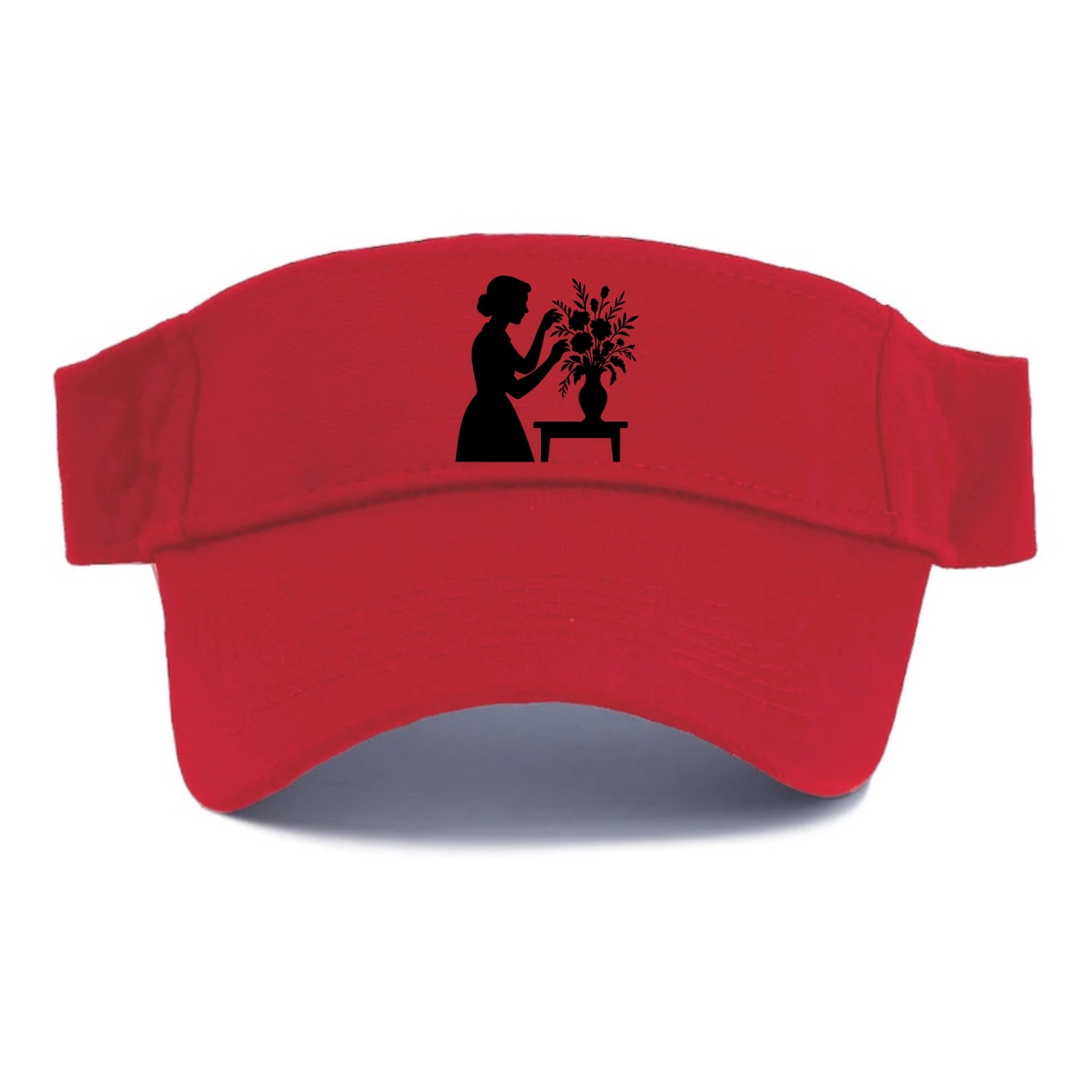 Florist arranging dramatic bouquet - Visor - Red