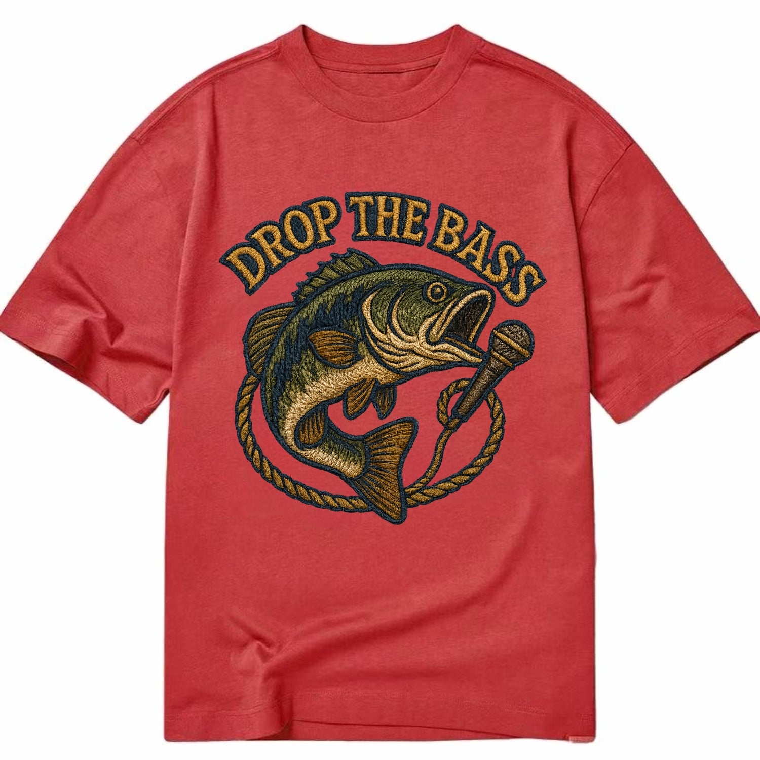 Drop The Bass  - Classic T-shirt - Red
