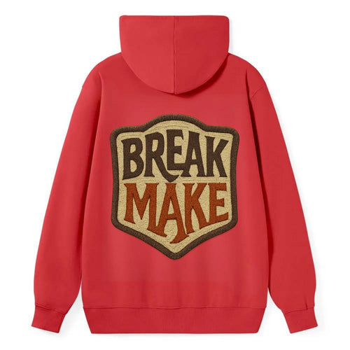 BREAK;MAKE THE RULES Rebel Red Snapback - Classic Pullover Hoodie