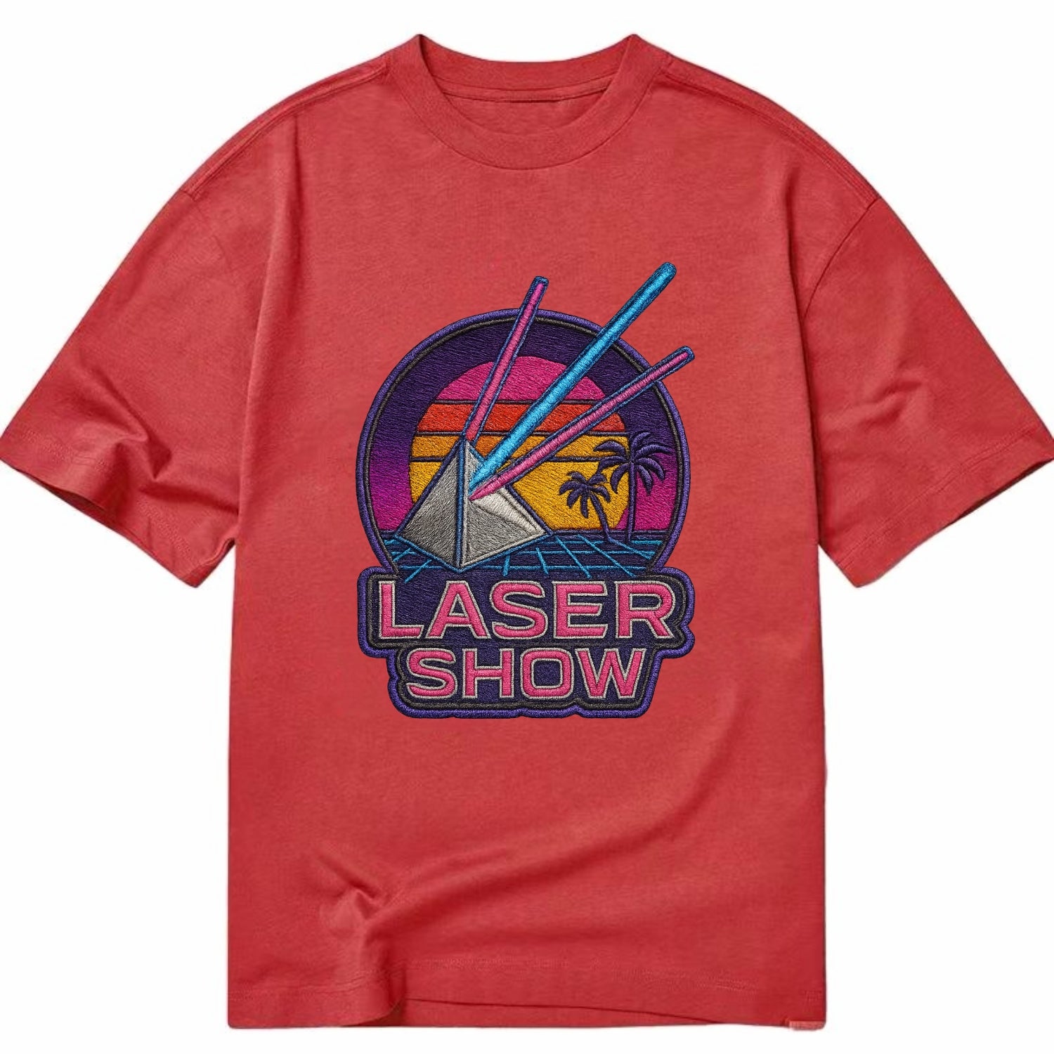 Laser Show - Classic T-shirt - Red