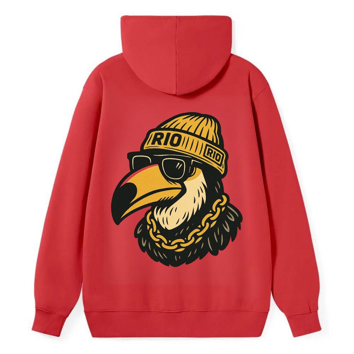 Rio Toucan - Classic Pullover Hoodie - Red