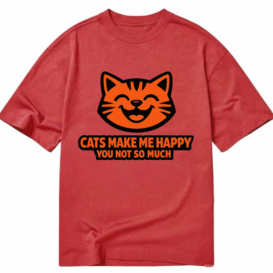 Feline Joy and Sassy Truths - Classic T-shirt - Red