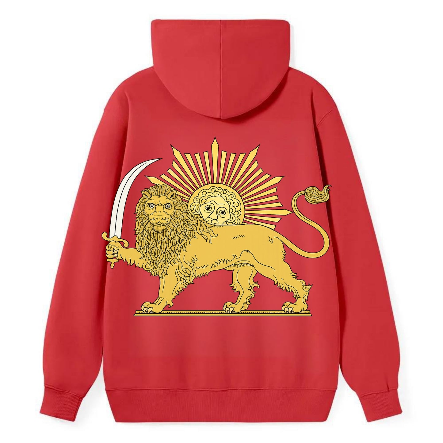 Shir O Khorshid - Classic Pullover Hoodie - Red
