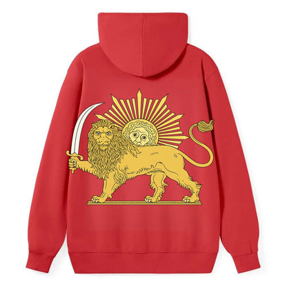 Shir O Khorshid - Classic Pullover Hoodie - Red