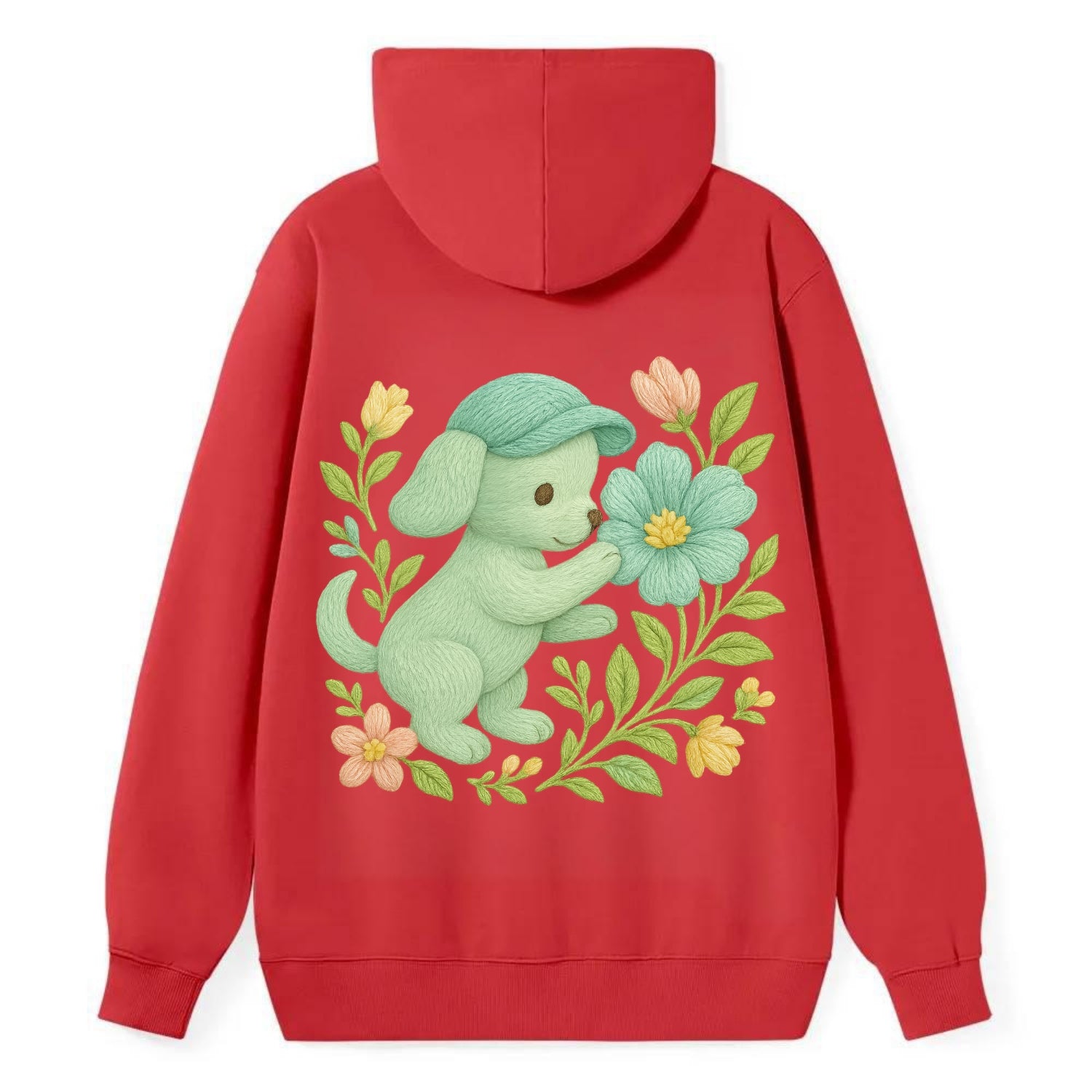 Mint Puppy - Classic Pullover Hoodie - Red