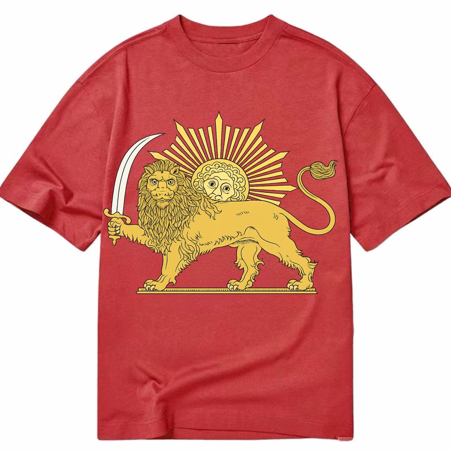 Shir O Khorshid - Classic T-shirt - Red