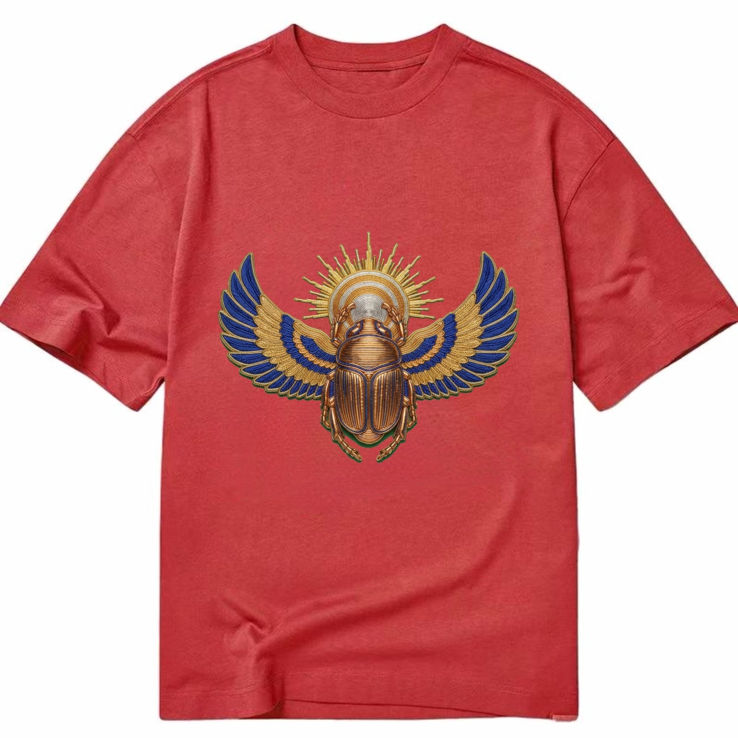Winged Scarab - Classic T-shirt - Red