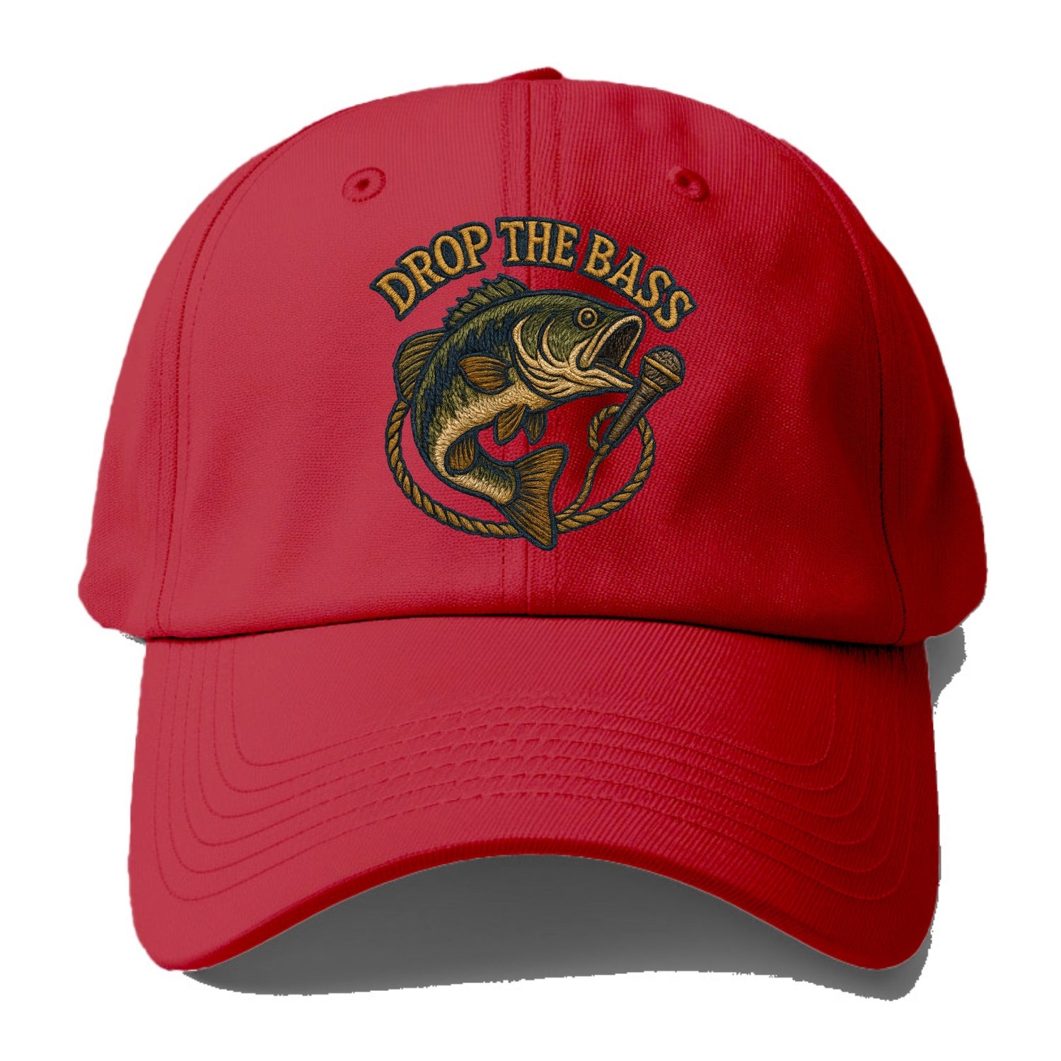 Drop The Bass  - Baseball Cap - Red