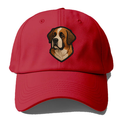 Saint Bernard - Modern gentle giant desi - Baseball Cap - Red