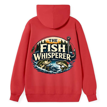 The Fish Whisperer - Classic Pullover Hoodie - Red