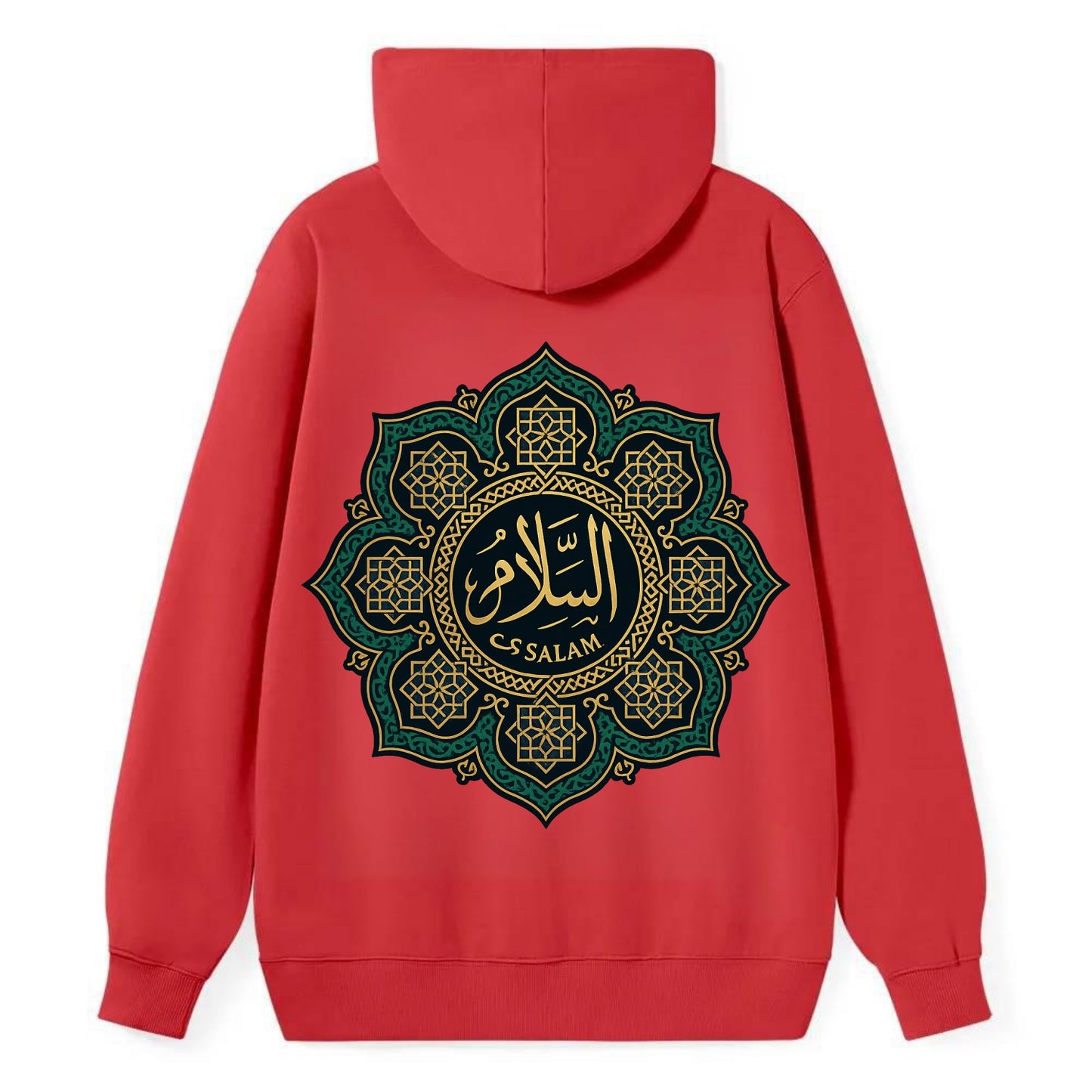 As-Salam Mandala - Classic Pullover Hoodie - Red