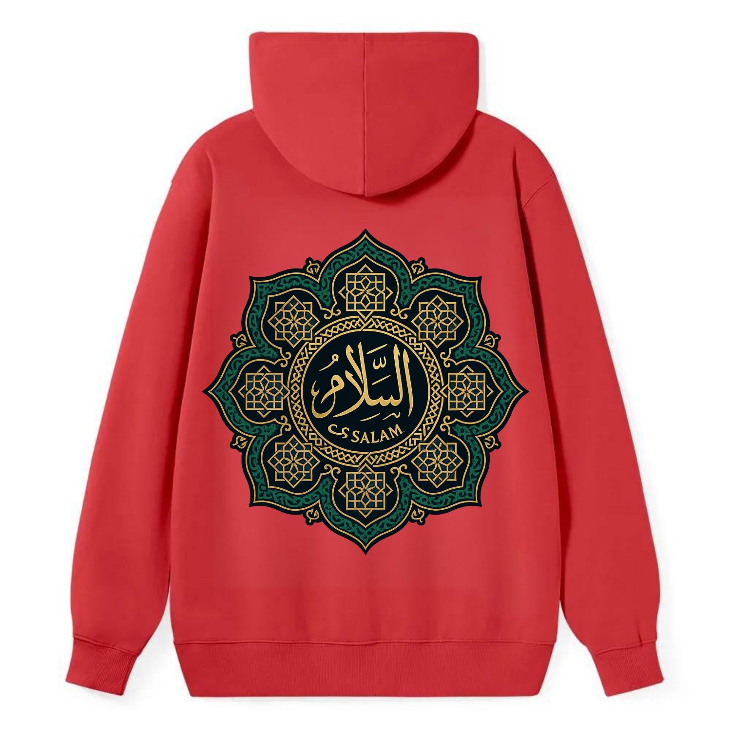 As-Salam Mandala - Classic Pullover Hoodie - Red