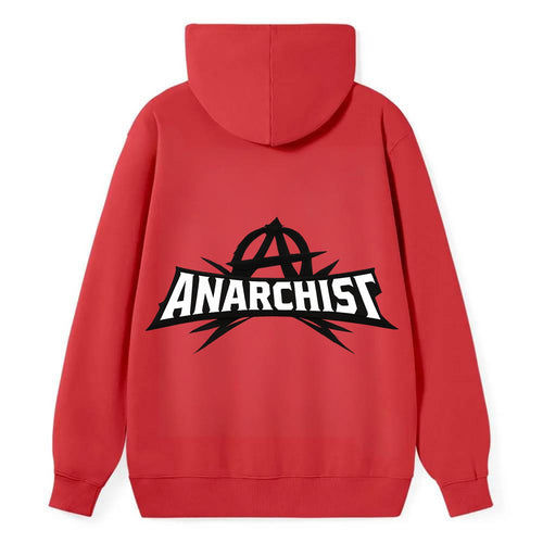 Bold typography design - ANARCHIST - no masters, self-governed - Classic Pullover Hoodie