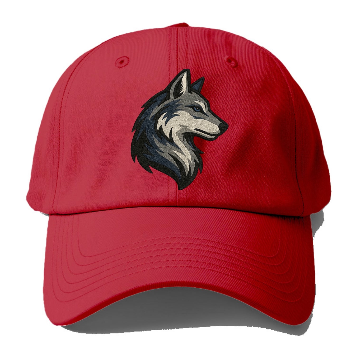 Lone Wolf Wanderer  - Baseball Cap - Red