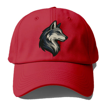 Lone Wolf Wanderer  - Baseball Cap - Red