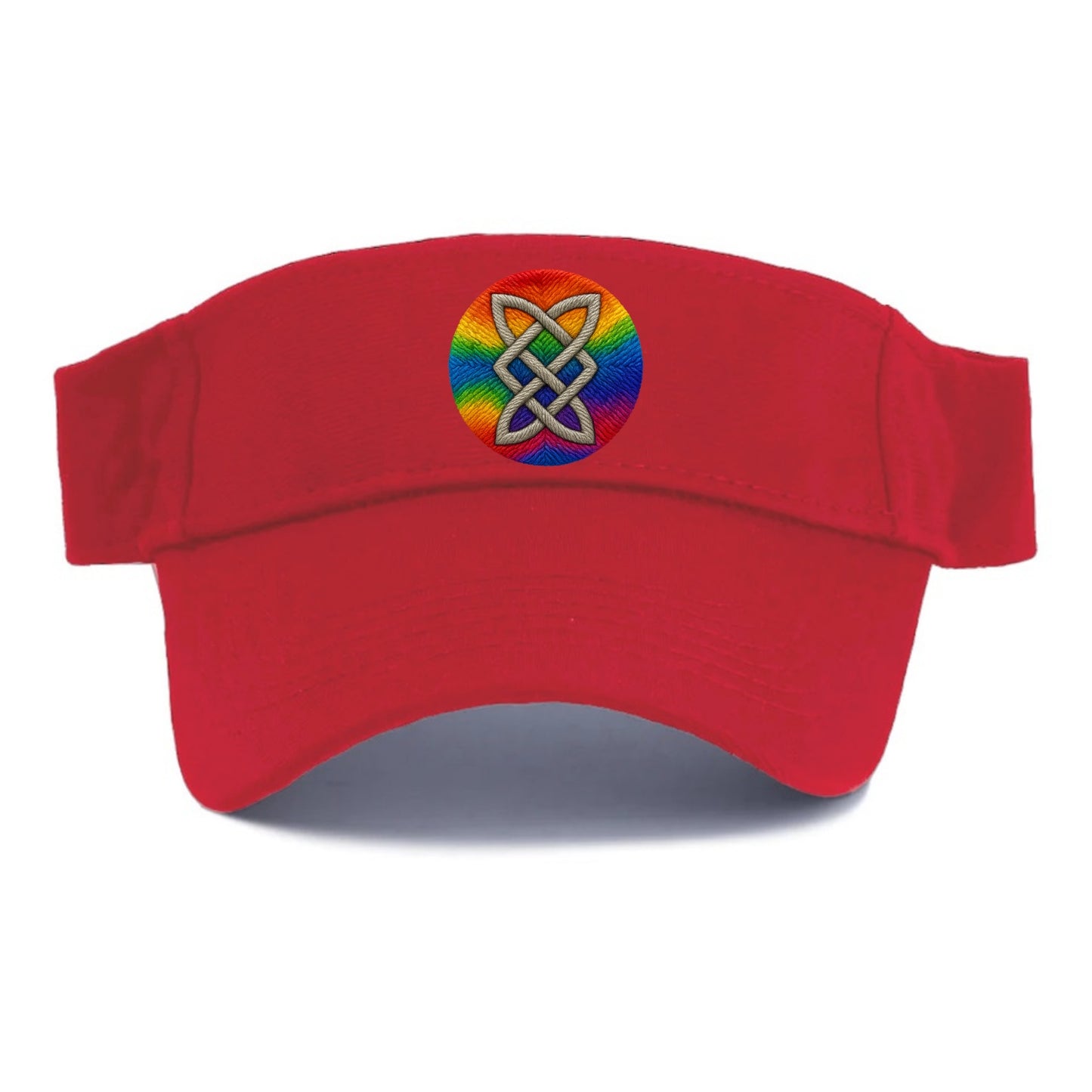 Celtic Shield Knot  - Visor - Red