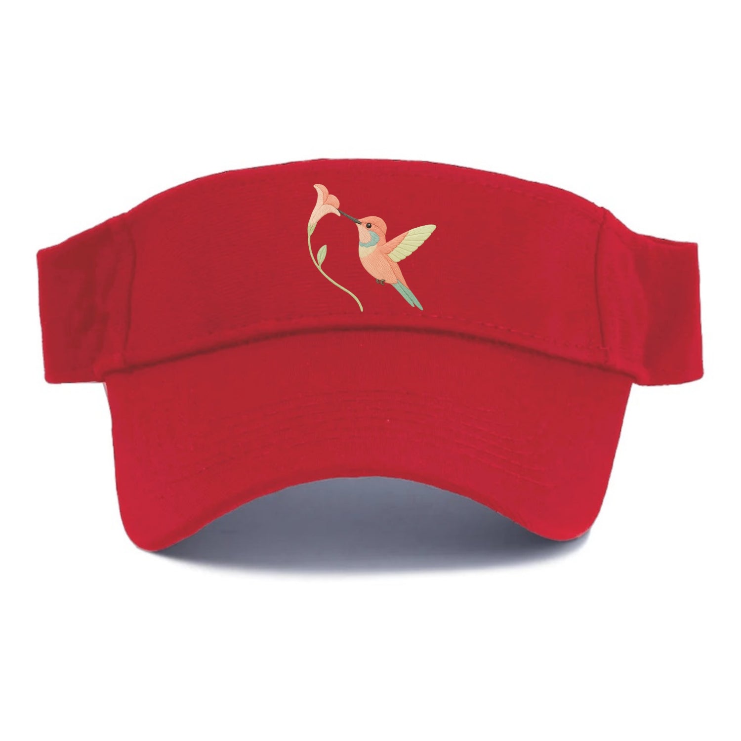 Coral Hummingbird - Visor - Red