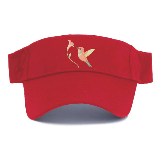 Coral Hummingbird - Visor - Red