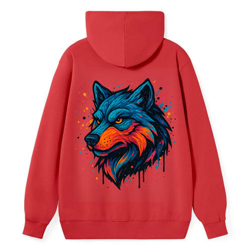 Velvet Wolf Royal  - Classic Pullover Hoodie