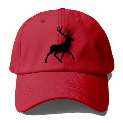 Deer with majestic antlers - Baseball Cap - Red