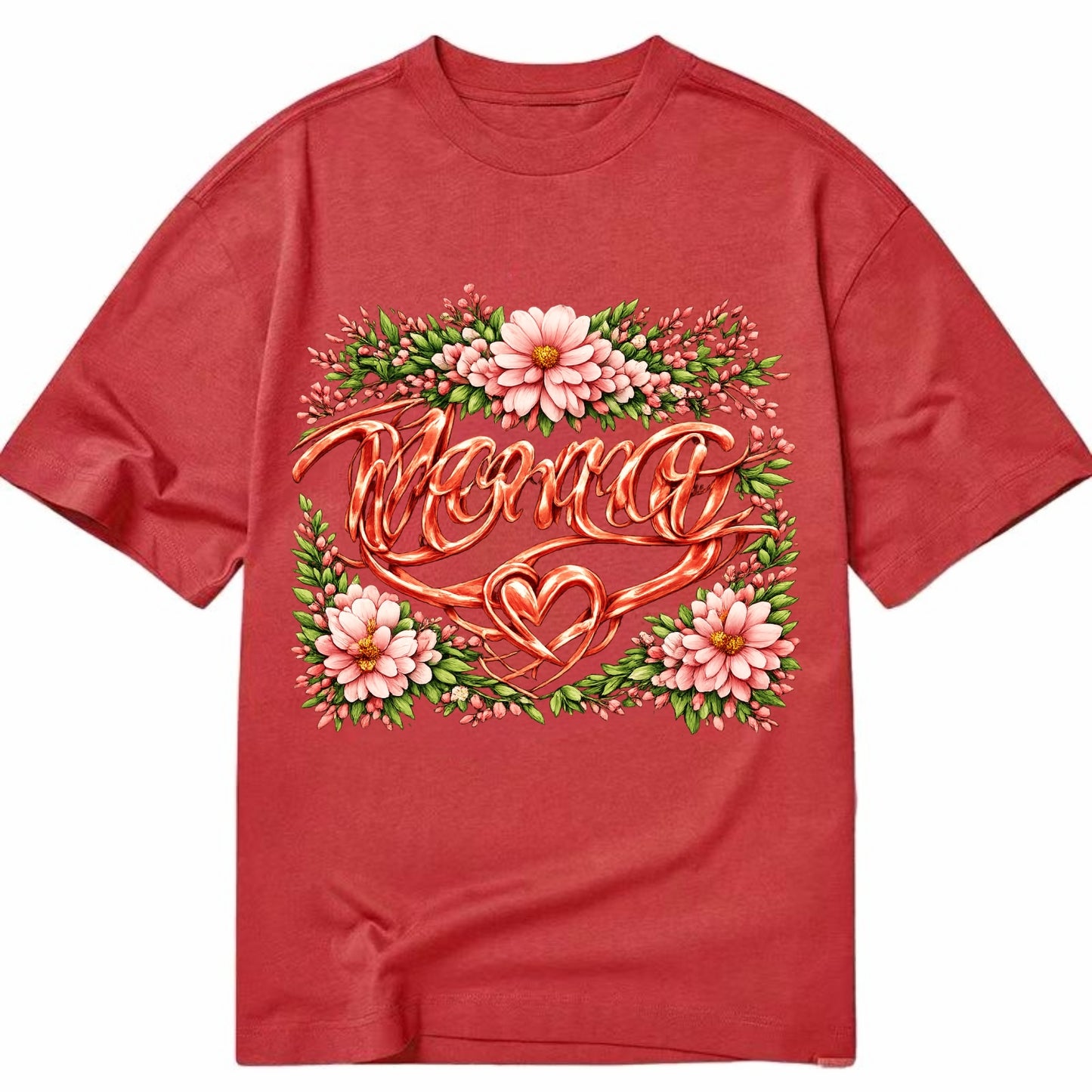 Mama Script - Classic T-shirt - Red