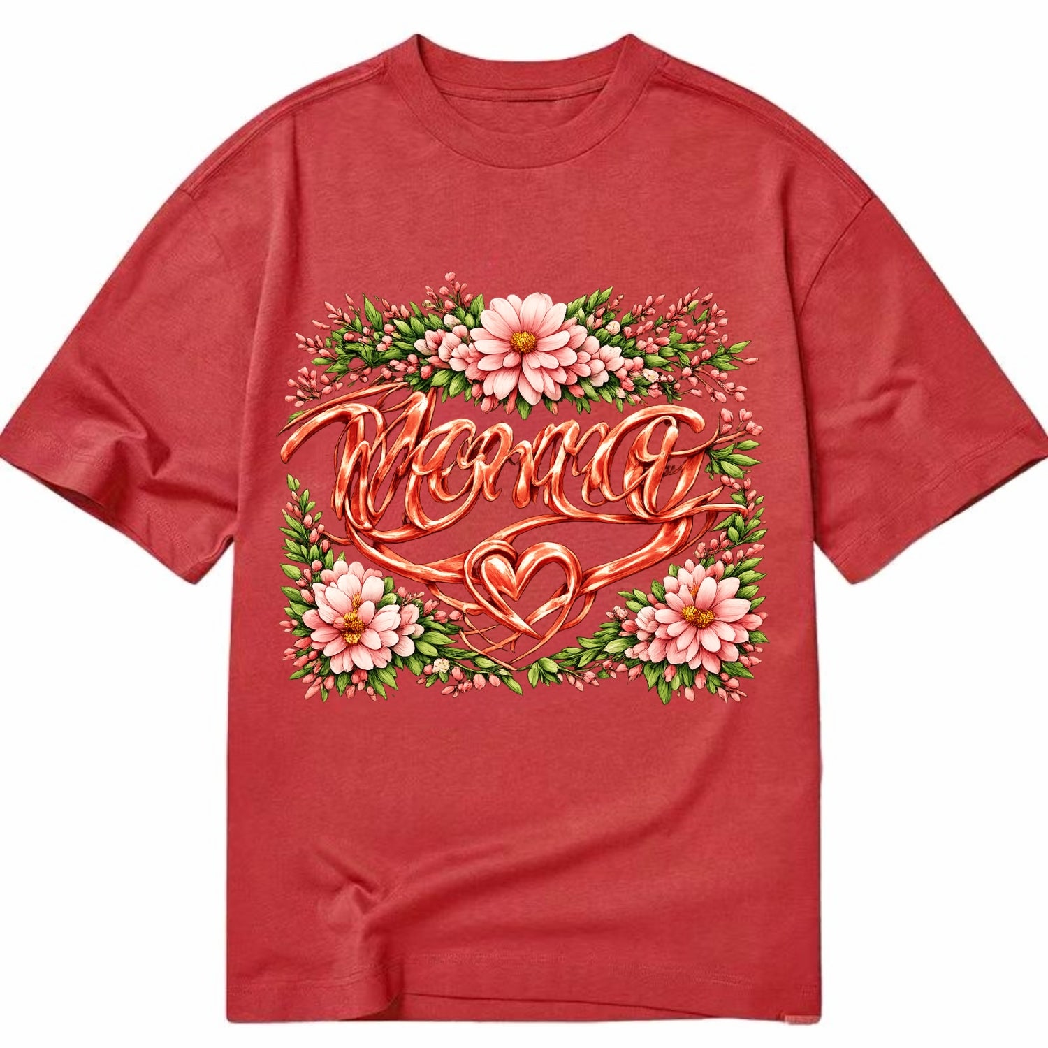 Mama Script - Classic T-shirt - Red