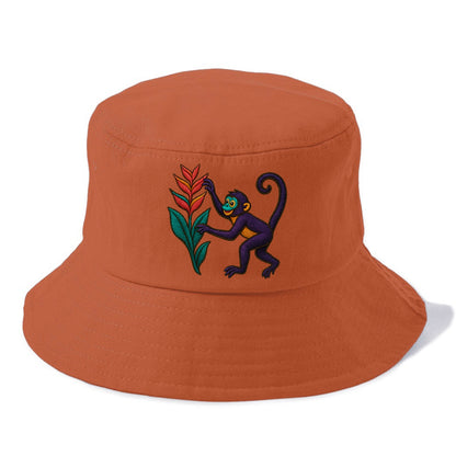 Spider Monkey - Bucket Hat - Red