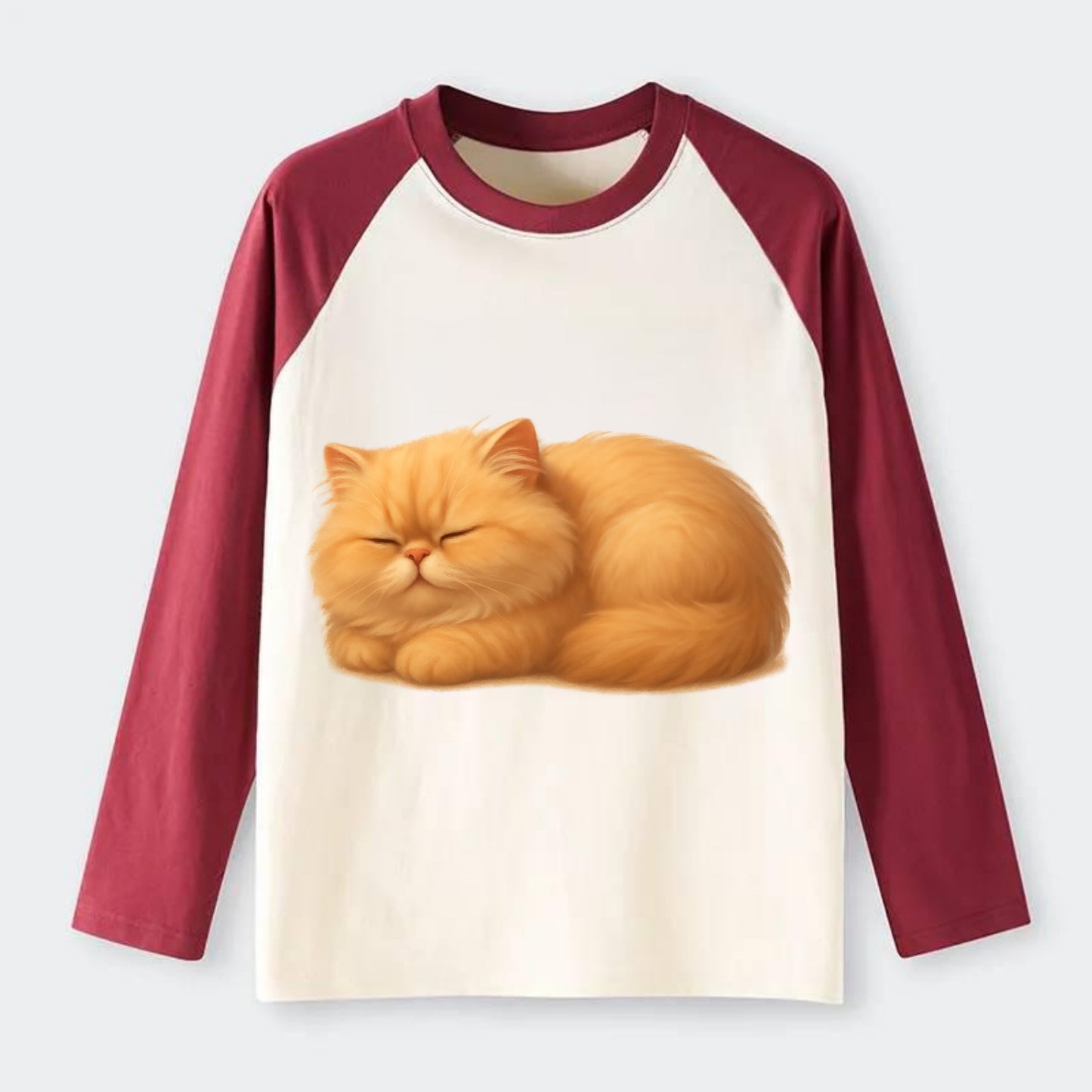 Napoleon  - Raglan Long Sleeve T-Shirt - Red