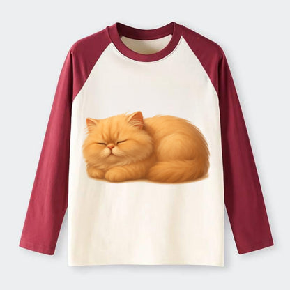 Napoleon  - Raglan Long Sleeve T-Shirt - Red