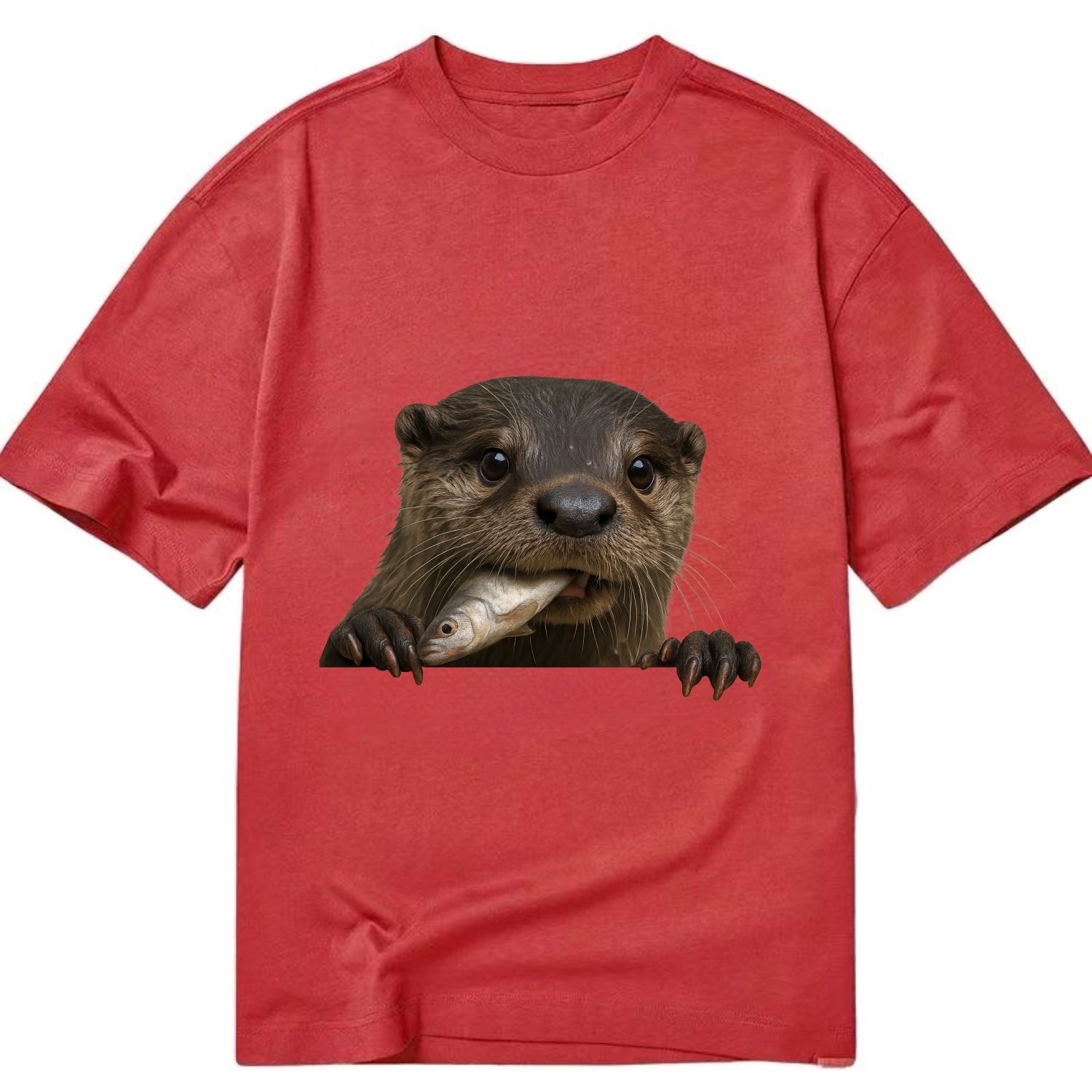 River Otter  - Classic T-shirt - Red