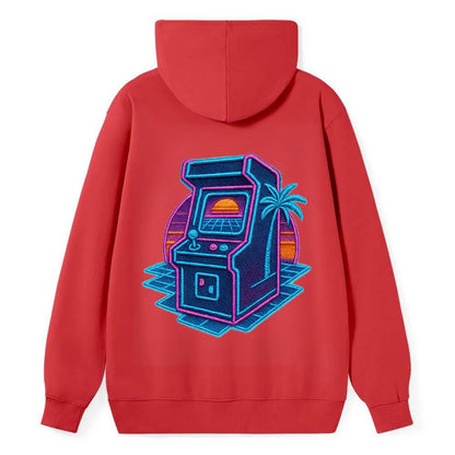 Arcade Machine - Classic Pullover Hoodie - Red