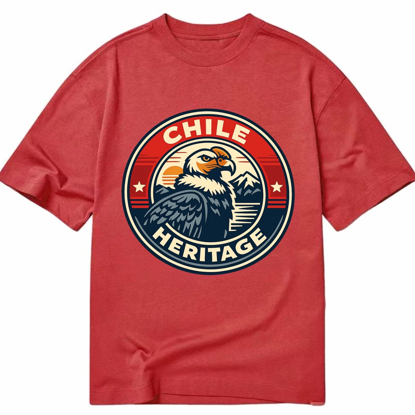 Andean Spirit Emblem - Classic T-shirt - Red