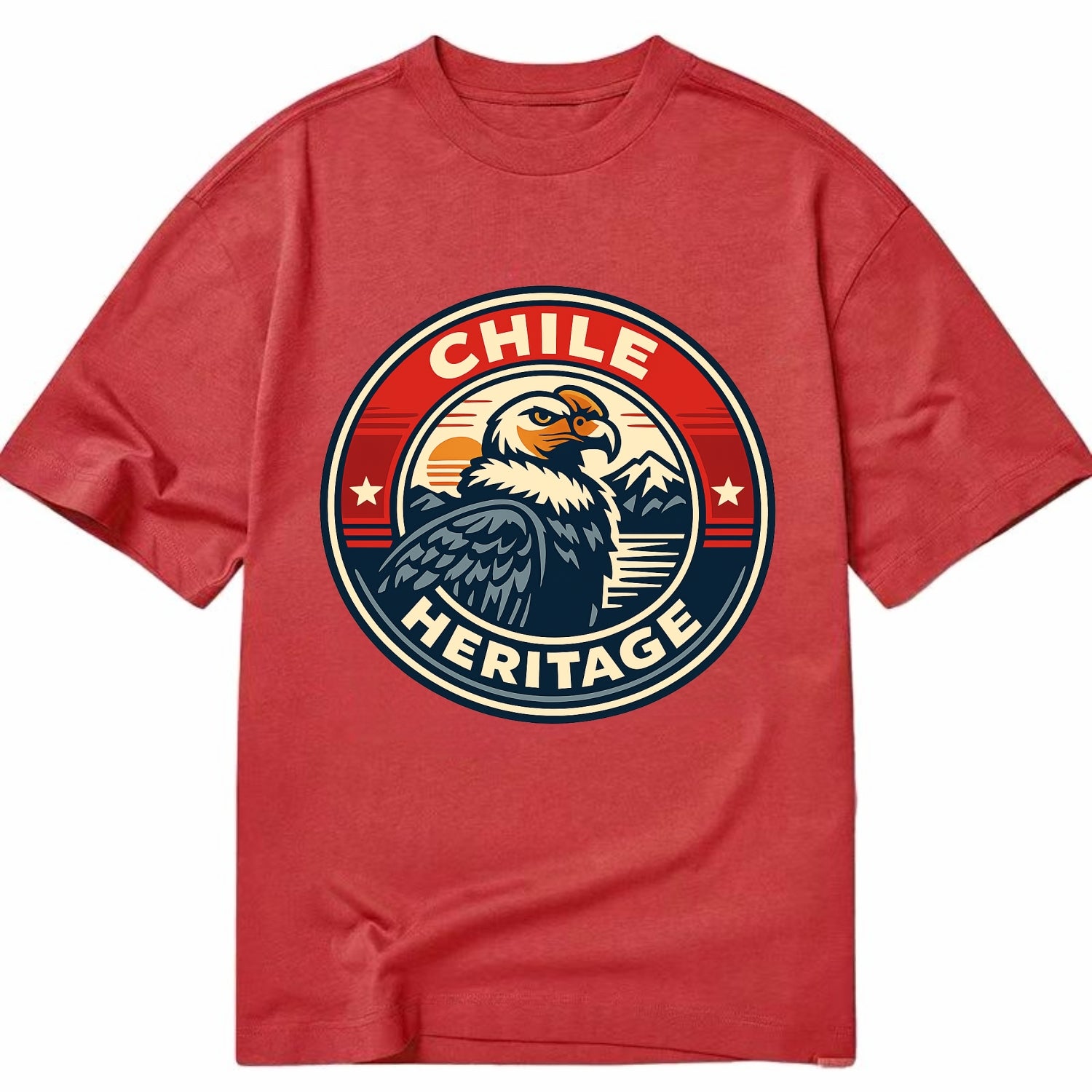 Andean Spirit Emblem - Classic T-shirt - Red