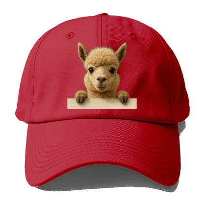 Alpaca  - Baseball Cap - Red