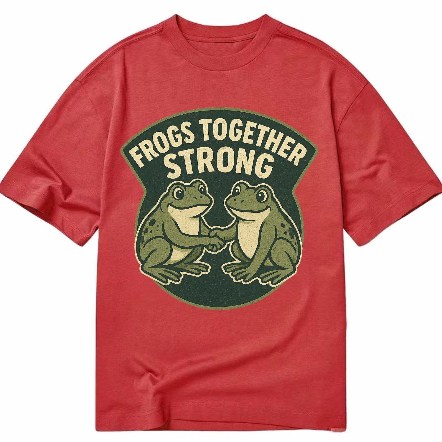 Frogs Together Strong 3 - Classic T-shirt - Red