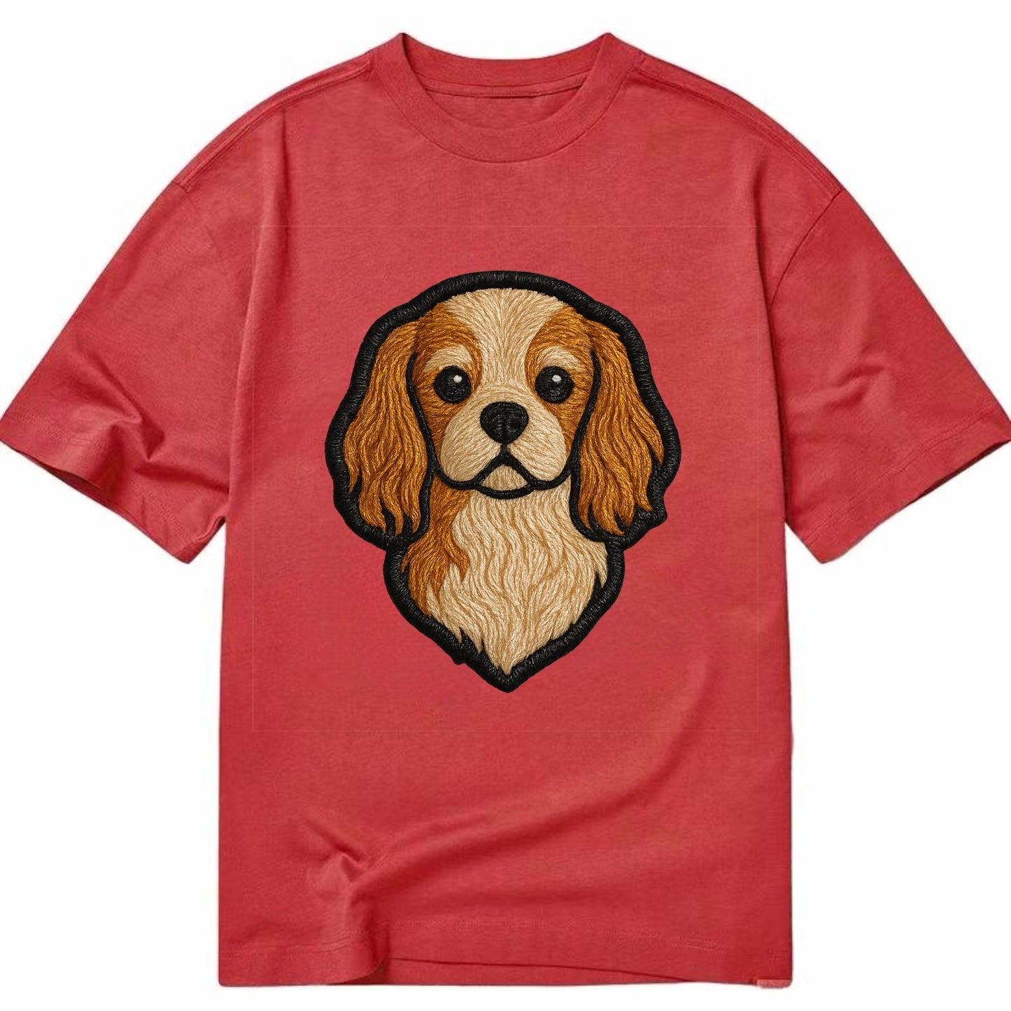 Cavalier King Charles Spaniel - Modern g - Classic T-shirt - Red