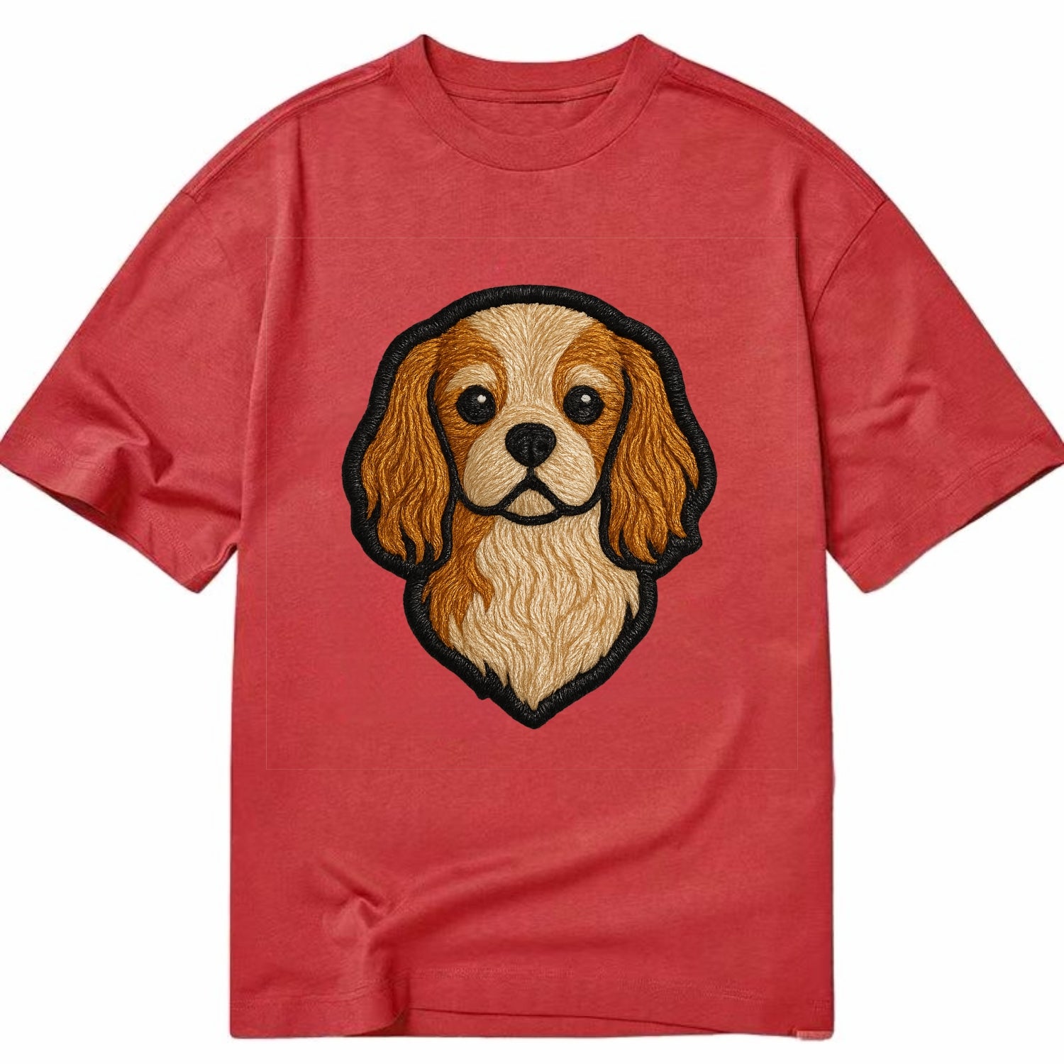 Cavalier King Charles Spaniel - Modern g - Classic T-shirt - Red