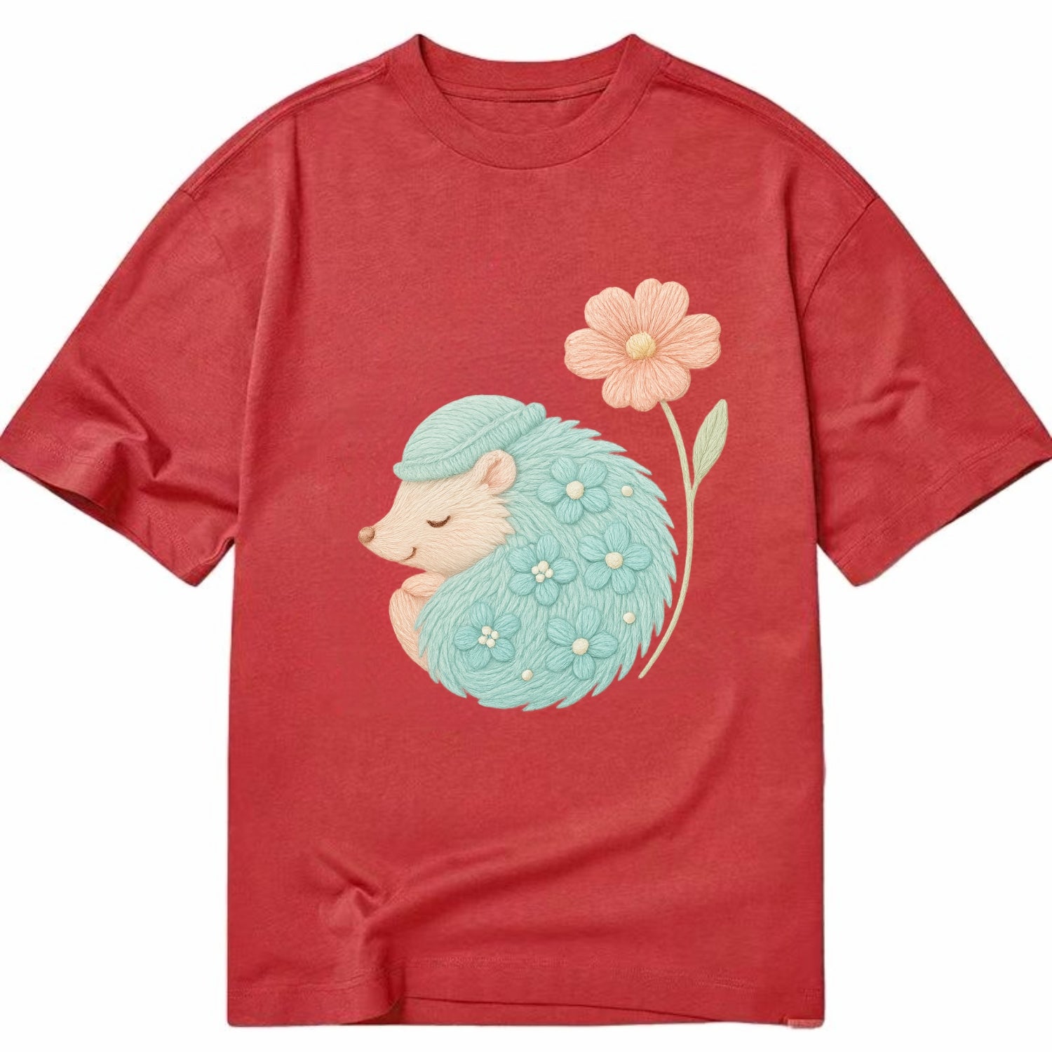Aqua Hedgehog - Classic T-shirt - Red