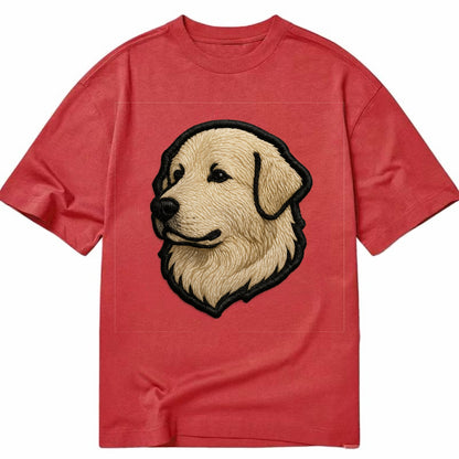 Great Pyrenees - Trendy fluffy giant des - Classic T-shirt - Red