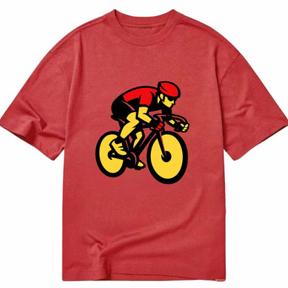 Speed Demon Cyclist - Classic T-shirt - Red