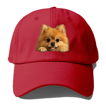 Pomeranian  - Baseball Cap - Red